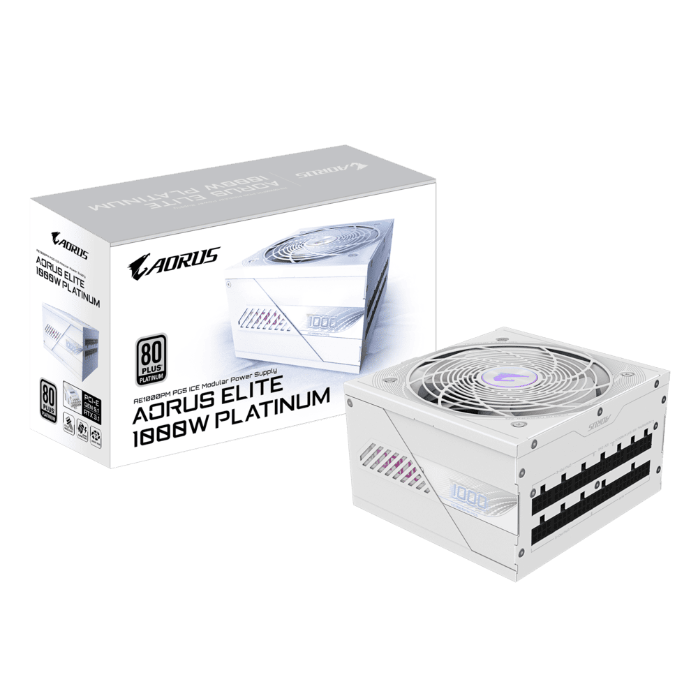 AORUS ELITE P1000W 80+ Platinum Modular PCIe 5.1 ICE (rev. 1.1)