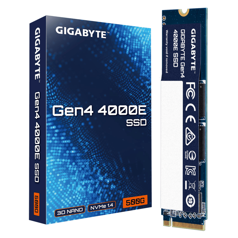 GIGABYTE Gen4 4000E SSD 500GB